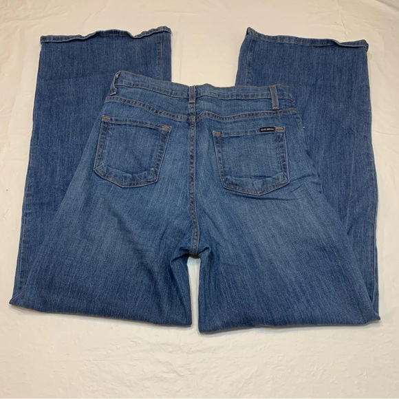 Dolls Kill GJG Denim High Rise Wide Leg Jeans Womens 11 - Picture 11 of 11